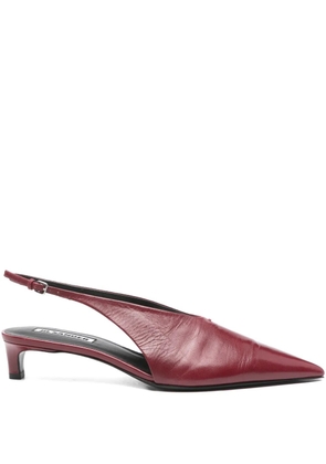 Jil Sander Pre-Owned 45mm Slingback Leather pumps - Red
