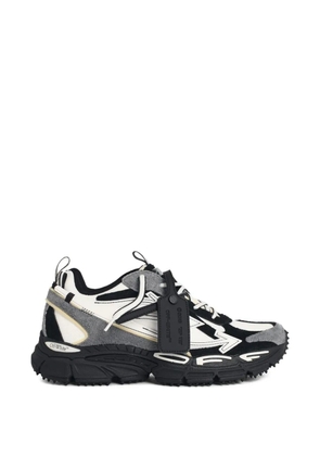 Off-White suede arrow sneakers - Black