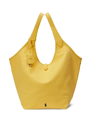 Polo Ralph Lauren removable-pouch leather tote bag - Yellow