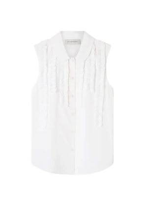 Lee Mathews Charlotte sleeveless shirt - White