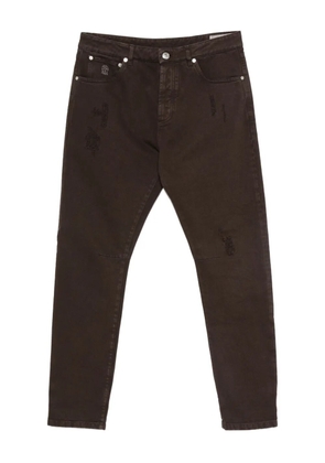 Brunello Cucinelli straight-leg jeans - Brown