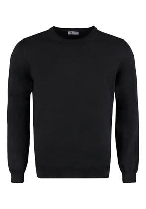 THE (Alphabet) cotton sweater - Black