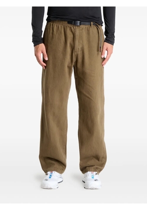 Gramicci logo trousers - Brown