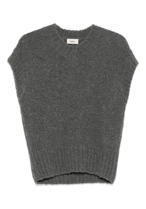 Barena V-neck wool vest - Grey