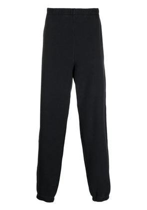 ERL jersey-fleece cotton track pants - Black