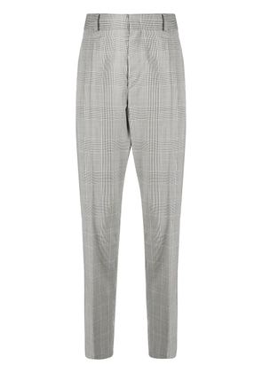 MARANT check-print cotton tailored trousers - Grey
