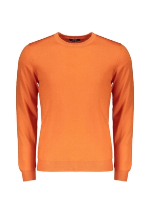 Fedeli long-sleeved crewneck sweater - Orange