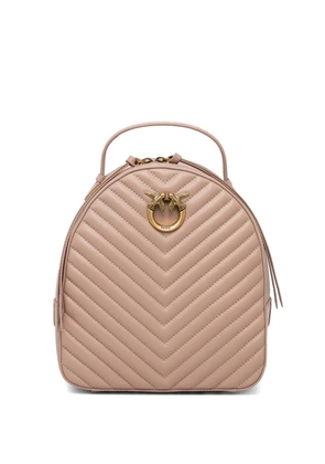PINKO leather backpack - Neutrals