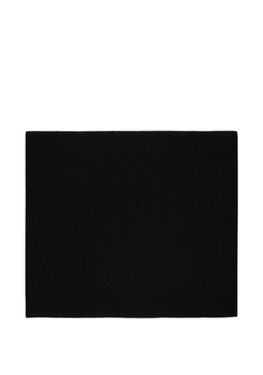 Balmain ribbed knit scarf - Black