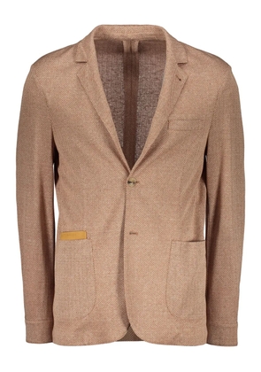 Brett Johnson single-breasted blazer - Brown