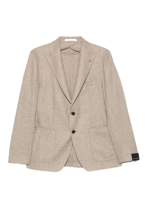 Tagliatore two-button patch-pocket blazer - Neutrals