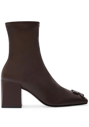 Courrèges Reedition leather boots - Brown
