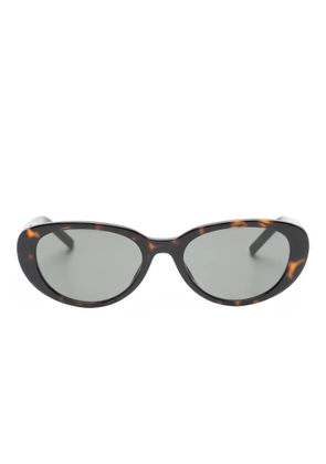 Saint Laurent Eyewear oval-frame sunglasses - Brown