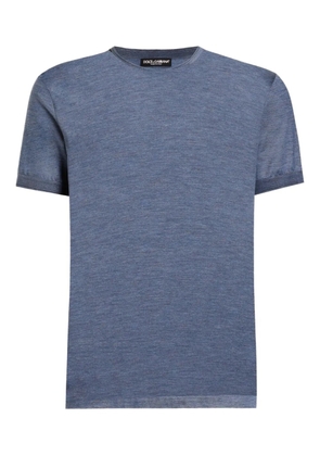 Dolce & Gabbana crew-neck short-sleeve T-shirt - Blue