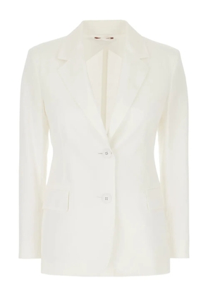 Max Mara single-breasted blazer - White
