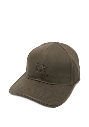 C.P. Company logo-embroidered baseball cap - Green