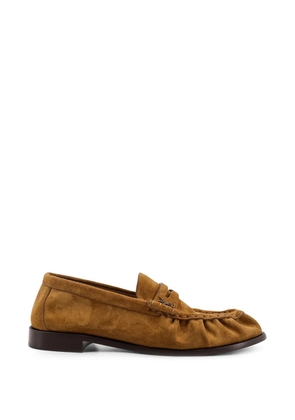 Saint Laurent Le Supple penny-detail loafers - Brown