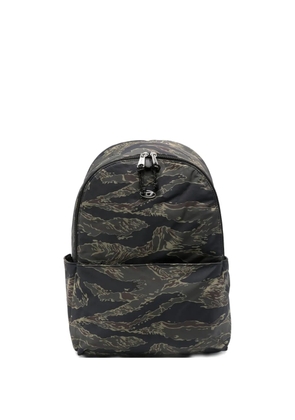 Diesel camo-pattern backpack - Green