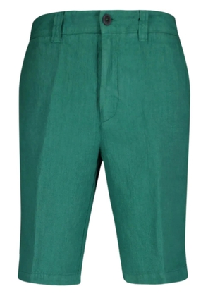 120% Lino linen bermuda shorts - Green