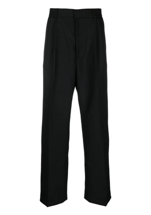 Winnie NY wool-blend straight trousers - Black