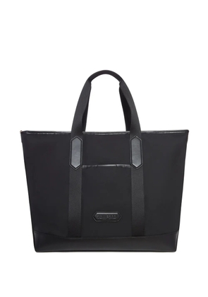 TOM FORD leather-trimmed tote bag - Black