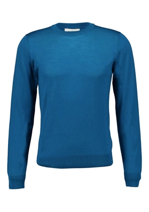 Piacenza Cashmere crew-neck merino wool sweater - Blue