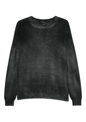 Avant Toi crew-neck brushed sweater - Black