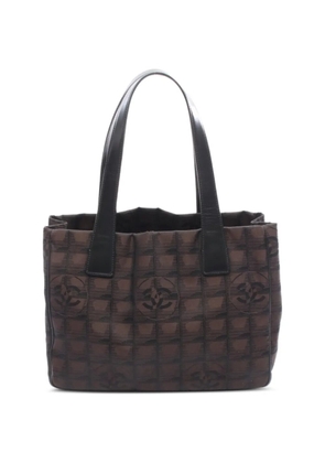 CHANEL Pre-Owned 2004-2005 PM New Travel Line canvas tote bag - Brown
