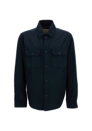 Woolrich flap-pocket collar jacket - Blue