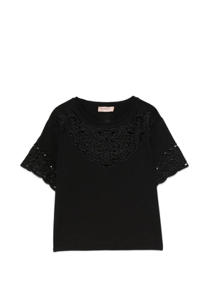 TWINSET lace T-shirt - Black