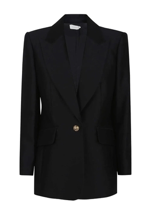 ZIMMERMANN single-button notched blazer - Black