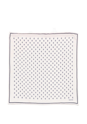 TOM FORD patterned silk scarf - Pink