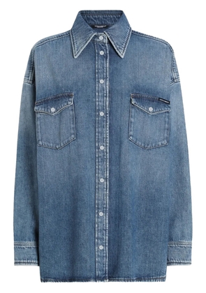 Dolce & Gabbana oversized denim shirt - Blue