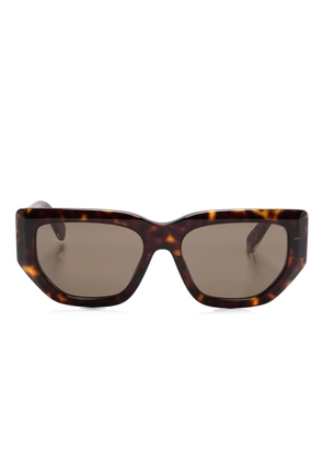 Stella McCartney Eyewear Logo sunglasses - Brown