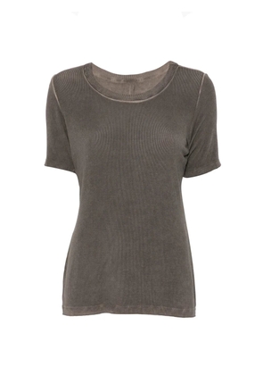 Uma Wang ribbed T-shirt - Brown
