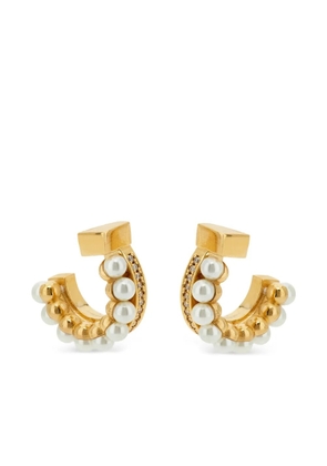 Ferragamo pearl-stud earrings - Gold