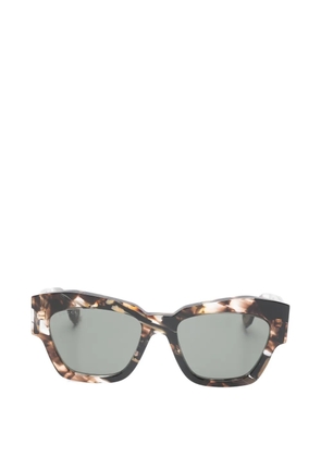 Gucci Eyewear geometric-frame sunglasses - Brown