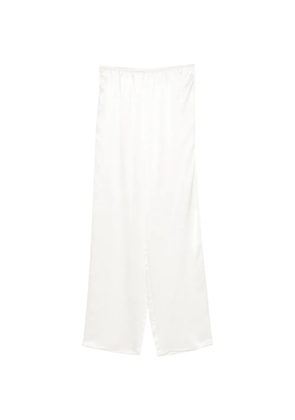 Co elastic-waistband trousers - White