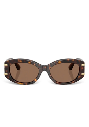 Dolce & Gabbana Eyewear logo 4509 sole sunglasses - Brown