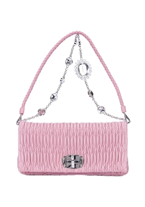 Miu Miu Pre-Owned Cloque chain bag - Pink