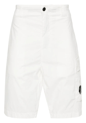C.P. Company 50 Fili cargo shorts - White