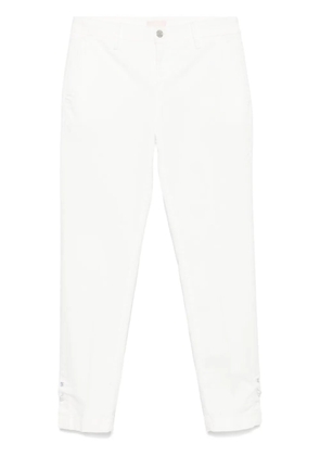 LIU JO cotton chinos - White