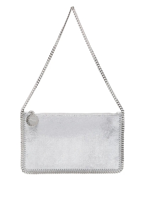 Stella McCartney chain-trim clutch bag - Grey