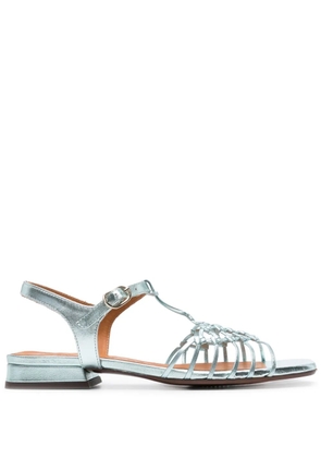 Chie Mihara Tante metallic leather sandals - Blue