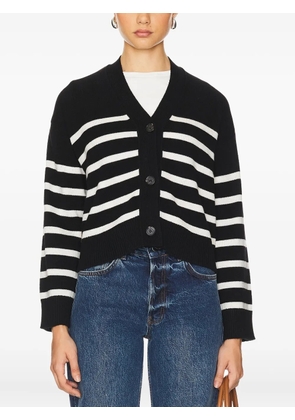 Rails striped button cardigan - Black