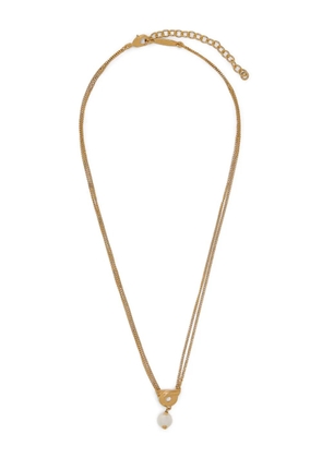 Ferragamo pearl-embellished necklace - Gold