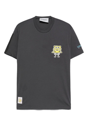 Iceberg cartoon-print sleeve-detail T-shirt - Grey