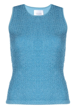 Galvan London smock Selene Top - Blue