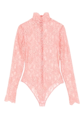 Valentino Garavani floral-lace bodysuit - Pink