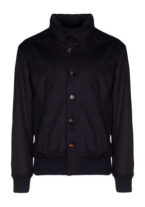 Kired felted buttoned jacket - Blue